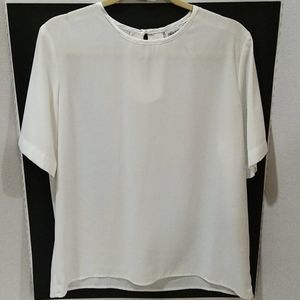 HeritageRoad M shortsleeve cream top pullover Tee